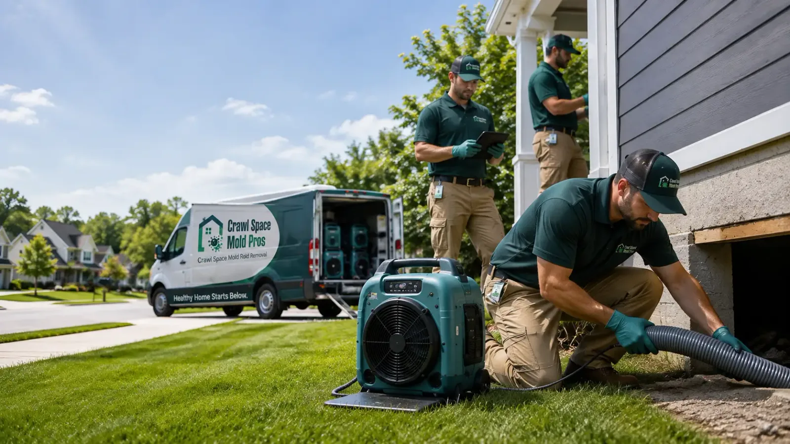 Crawl Space Mold Removal in Nicholasville, KY
